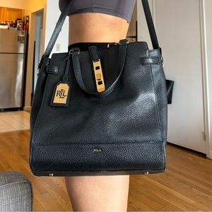 Ralph Lauren leather shoulder bag